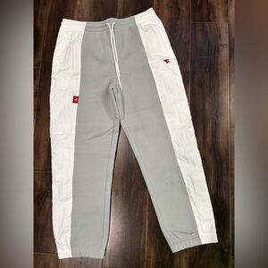 Faze Clan Men's Gray and White Track Pants